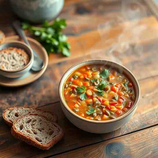 Healthy Lentil Soup - Easy, Low-Sodium